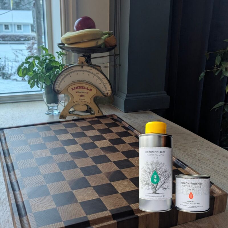 endgrain cutting board oils and wax